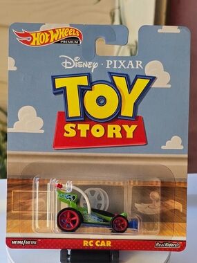 Hot Wheels Toy Story RC Car - Green and Red